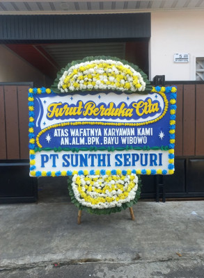 Papan Bunga Duka di Seluma Utara